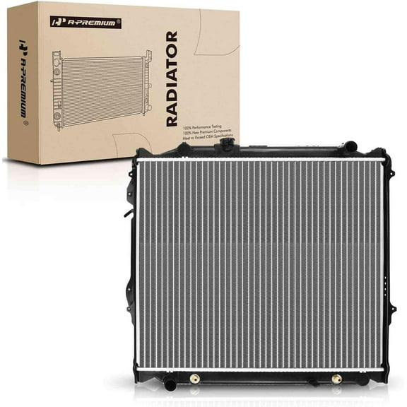 A-Premium Engine Coolant Radiator with Transmission Oil Cooler Compatible with Toyota 4Runner 1996-2002 Automatic Transmission, Replace# 1640075181, 16410YZZAJ