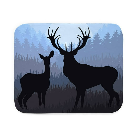 CafePress - Deer - Sherpa Fleece Throw Blanket 60" x 50"