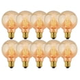 thumbnail image 1 of Foco Vintage Globo 35W Luz Calida Incandescente 10 Piezas Sanelec 1730, 1 of 4