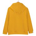 thumbnail image 6 of Women's Polka Dot Print Drawstring Hooded Sweatshirt with Pocket, Soft Breathable Long Sleeve Casual Pullover for Spring Autumn Streetwear, Beach Vacations and Daily Fashion Yellow S, 6 of 8