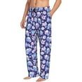 thumbnail image 6 of Rateoe flower Skull starry sky Pattern Men’s Ultra-Soft Comfy Pajama Lounge Pants Sleepwear,Comfortable Lounge Wear,lightweight Pajamas, Casual Home Wear-XX-Large, 6 of 6