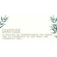 thumbnail image 2 of Allen, Kimberly 32x18 White Modern Wood Framed Museum Art Print Titled - Gratitude Definition, 2 of 4