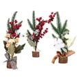 thumbnail image 2 of Christmas Tree, Christmas Ornament, Mini Christmas Tree Desktop Christmas Tree Exquisite Christmas Decor For Ecorating Rooms Classrooms, 2 of 8