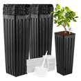 thumbnail image 3 of 60 Pcs Tree Pots Plant Pots Plastic Containers Nursery Treepots with Plant Labels, 3 of 6