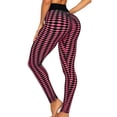 thumbnail image 3 of Zpanxa Women's Yogo Pants with Pockets, Print Sport High Waist Yoga Pants for Women, Short Training Running Yoga Pants, Workout Bootleg Pants Tummy Control Pink L, 3 of 8