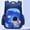 Large - Blue, variant on Single Cute Cartoon Pattern Printed Schoolbag, Large Capacity Comfortable Backpack