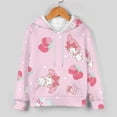 thumbnail image 3 of Kuromi And My Melody Boys 2 Piece Tracksuit Athletic Sweatsuits Sets Hooded Sweatshirt And Jogger Sweatpants Clothing Sets for Kids, 3 of 8