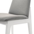 thumbnail image 5 of Castle Place Modern Chic Linen Upholstered Dining Chairs, Set of 4, White, 5 of 7