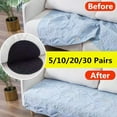 thumbnail image 3 of 60mm Strong Self Adhesive Fastener Nylon Hook Dots Stickers Adhesive Tape For Bed Sheet Sofa Mat Carpet Anti Slip Mat 20 Pair-White 60mm, 3 of 6