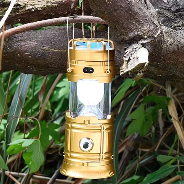 Lampe de camping - TD® - Ventilateur électrique solaire - LED