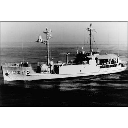 24"x36" Gallery Poster, Navy signal intelligence gatering ship USS Pueblo (AGER-2) 1967