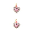 thumbnail image 1 of QualitChoice Porte-Clés Pompon Clé Daim Jour de la Saint-Valentin Multicolore Porte-Clés Polyvalent Sac de Fabrication Décor Coeur Porte-Clés Rose 2Set, 1 of 6