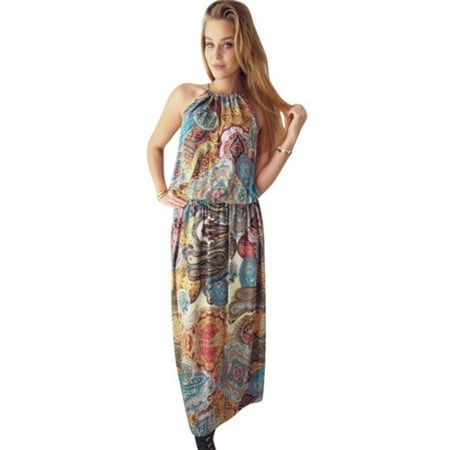 Boho Women Floral Dress Strappy Cocktail Party Summer Beach Sundress Casual Loose Slim Holiday