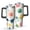 Colorful Polka Dot, variant on OBREWU Colorful Spots Pattern Tumbler with Handle and Lid,Colorful Spots Pattern 40oz Double Wall Vacuum Insulated Tumbler,Cups Gift for Women and Men
