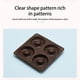 thumbnail image 3 of Molde de 4 rejillas para hornear Chocolate, herramientas para pasteles, dulces, Fondant, magdalenas, molde para rosquillas, para repostería, Herramientas y accesorios para hornear Color café Yuarrent HA080609-01, 3 of 6