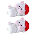 thumbnail image 2 of YAOMOBB Long-lasting Christmas Ornament Add Holiday Cheer with 2Pcs Christmas Bear Ornament Mini Cartoon Santa Claus Snowman Tree Gift Box Solid Resin Desktop Decorations, 2 of 6