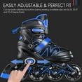 thumbnail image 4 of Patines En Línea Ajustables Para Hombres Y Mujeres, Patines De Fitness Para Adultos, Patines De Ruedas Para Niños Y Niñas Principiantes Vogacara OD016751-04, 4 of 4