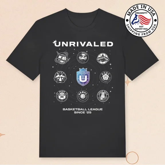 Reprint Rare Unrivaled Universe League 2025 Unisex T-Shirt Sweatshirt