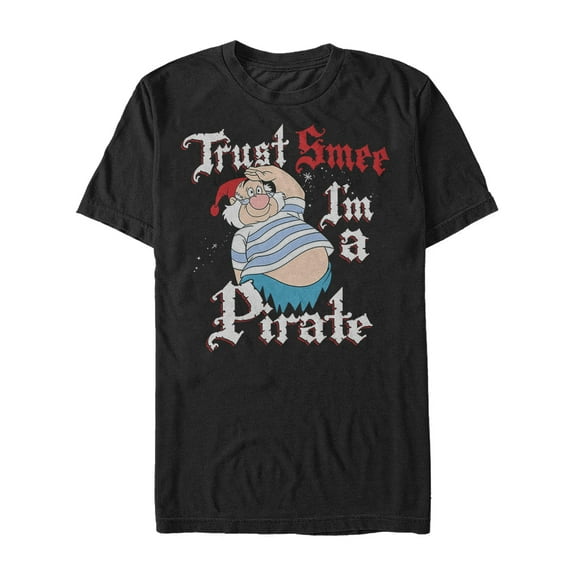 Men's Peter Pan Trust Smee Graphic Tee Black Large