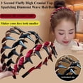 thumbnail image 2 of 2026 New Retro High Skull Pearl Headband, Voluminous Comb Headband With Teeth for Women, Vintage High Cranium Artificial Pearl Hairband, Anti-Slip Wavy Zigzag Headbands (4PC-A), 2 of 7