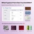 thumbnail image 5 of Automatic i Cord Knitting Machine,Electric Efficiently DIY Knitting Crochet Machine for Crocheters(Purple), 5 of 8