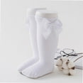 thumbnail image 2 of Baby Knee High Socks Newborn Infant Toddler Kids Socks Girls Uniform Leggings Dress Sock Long Cotton Stockings, 2 of 4