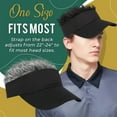 thumbnail image 4 of Clearance! Adjustable Sun Visor Hat with Wig Spiked Hairs Fashion Baseball Golf Cap for Men & Women Black, 4 of 4