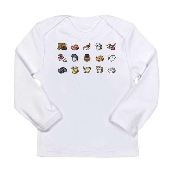 CafePress - Neko Atsume Long Sleeve T Shirt - Long Sleeve Infant T-Shirt