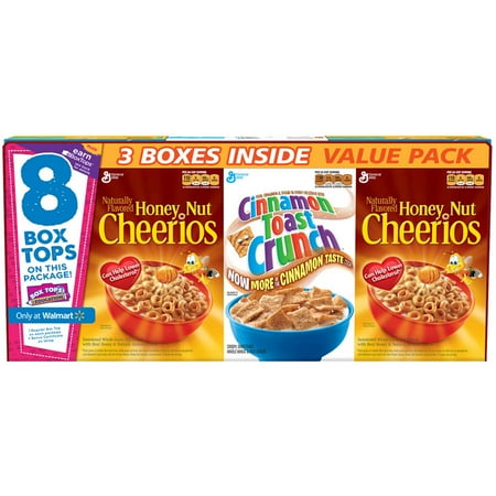 Honey Nut Cheerios/Cinnamon Toast Crunch Cereal Variety