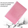 thumbnail image 5 of Dteck Case for iPad 10.2-inch 9th Generation 2021,Magnetic Bling Glitter PU Leather Card Holder Wallet Folio Kickstand Shockproof Cover for iPad 8th/7th Gen 10.2",Pink, 5 of 5