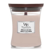 WoodWick - Vanilla and Sea Salt Medium Hourglass Candle