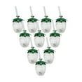 thumbnail image 3 of 10 piezas frutas tazas de uva regalo de agua leche de agua hermosas botellas portátiles Transparente, 3 of 8