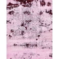 thumbnail image 1 of Ahgly Company Machine Washable Indoor Rectangle Abstract Purple Pink Area Rugs, 7' x 10', 1 of 7