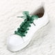 thumbnail image 2 of 2 Pares Cordones Planos Allegra K zapatos Transparentes Hilado de Nieve 2.5 Cm de Ancho para Zapatillas de Deporte Verde Oscuro 80cm, 2 of 6