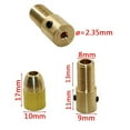 thumbnail image 2 of 2 .35mm Brass Collet Rotary Tool Chuck Electric Drill Hand Bits Pin Vise Woodworking, 2 of 4