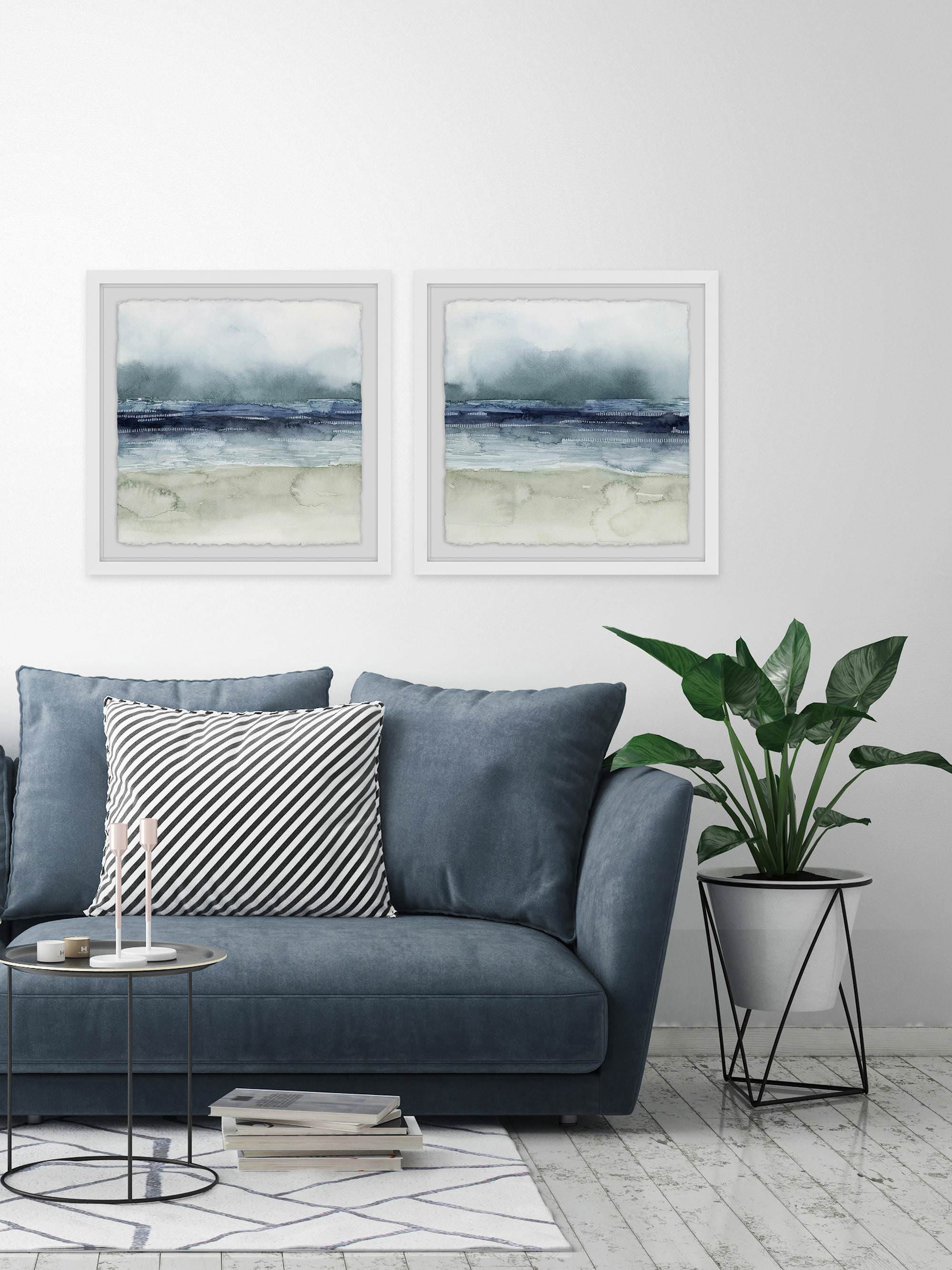 Deep Blue Sea II Diptych