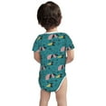 Fotbe Dachshund Dog Pattern Unisexbaby Shortsleeve Bodysuit,Short