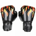 thumbnail image 2 of TELOLY Kids Boxing Gloves High-Quality PU Leather Youth Training Gloves with Wrist Support & Breathable Lining for MMA,Muay Thai,Kickboxing & Spar,Boys & Girls Boxing Protection Gear for School Tea, 2 of 5