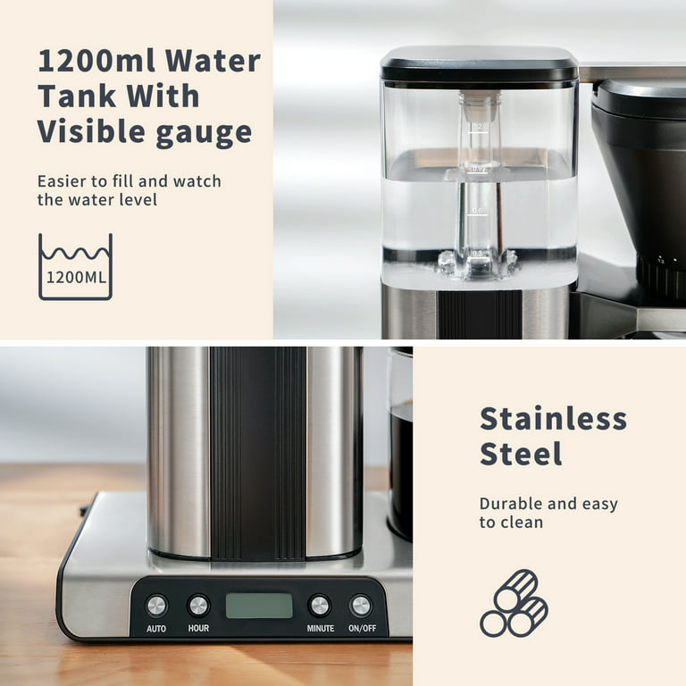 Ratio Six Coffee Maker - Stainless Steel 