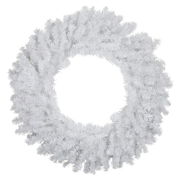 Unlit White Canadian Pine Artificial , 24"