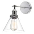 thumbnail image 1 of Aplique de Pared CWI Lighting Eustis 18 cm Níquel Pulido, 1 of 8