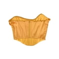 thumbnail image 3 of hirigin Women's Fishbone Chest Wrap Vest Off Shoulder Tube Tops Sleeveless Solid Color Backless Irregular Hem Slim-Fit Tank Tops, 3 of 9