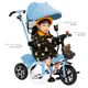 thumbnail image 3 of Carriola Triciclo para Niños Shendy Vendy Capote Desplegable, 3 of 10