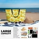 thumbnail image 5 of Fotbe Bananas On A Striped Bolsa de Viaje para Playa - Resistente al Agua, Bolsa Tote de Gran Capacidad y Ligera con 7 Bolsillos para Mujeres y Hombres, 5 of 7