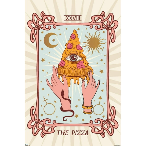 The Pizza Wall Poster, 22.375" x 34"
