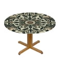 thumbnail image 3 of Nawypu  Fitted Round Tablecloth with Elastic Edge Wipe Clean  Flower  Table Cloth for Outdoor/Indoor Use, 3 of 7