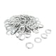 thumbnail image 2 of Paquete de 90 anillos de cortina con ojales, anillos decorativos para cortinas, accesorios para cortinas Plata, 2 of 9