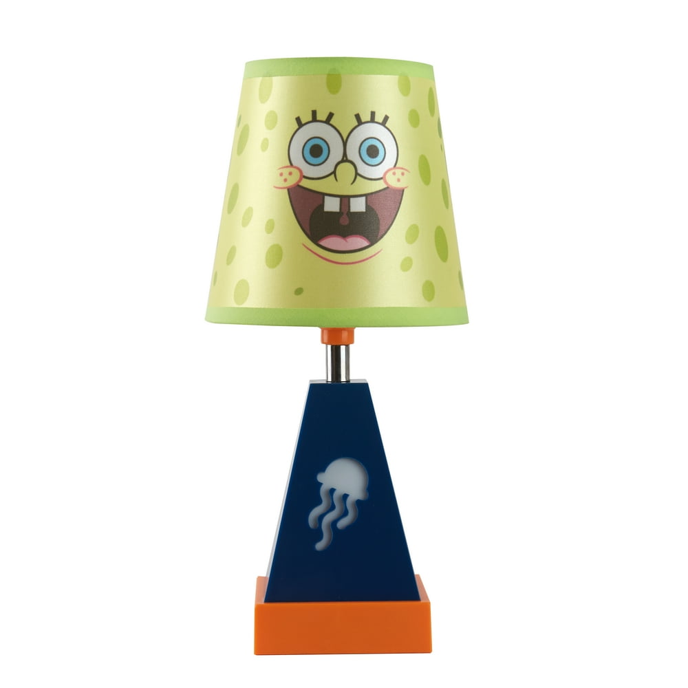 Spongebob 2 in 1 Kids Lamp with Night Light