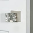 thumbnail image 3 of Viaggio Qadqdc_Sd Quadrato Solid Brass Non-Turning One-Sided Dummy Door Knob - Brass, 3 of 7