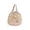 White, variant on Hollowed-Out Casual Weave Tote Bags for Women, Large Capacity Trendy Starfish Straw Shoulder Bag for Summer Beach Vacation Shopping (Yellow)